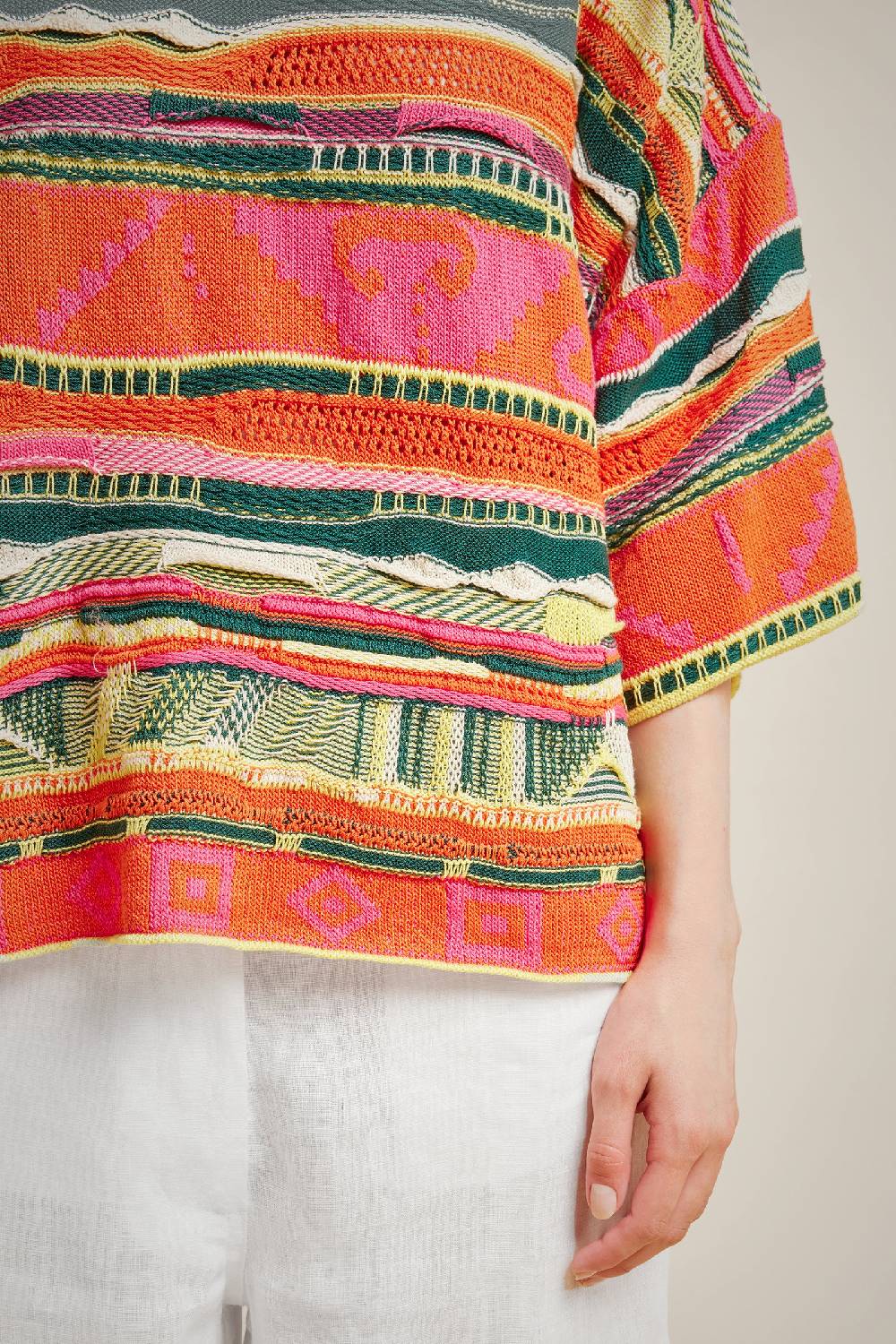 Liviana Conti MAGLIA MULTICOLOR S4LL4SC4018MLT.XS Offerta Giorno del Papà