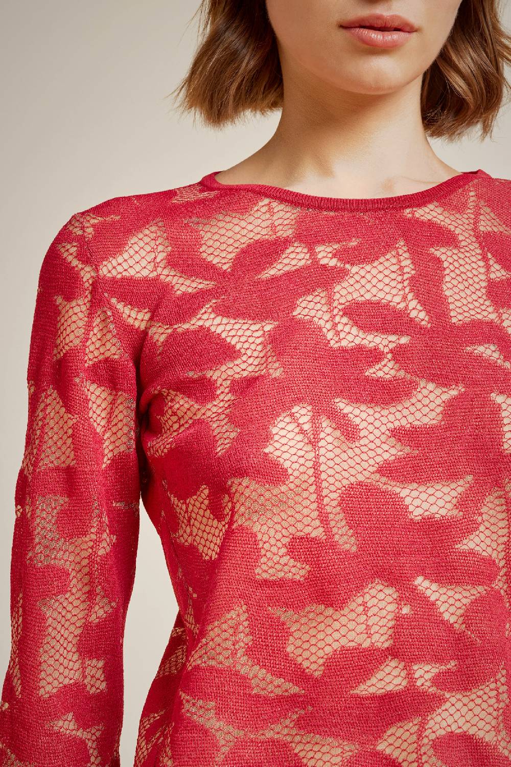 Liviana Conti MAGLIA PIZZO S4LL4SA90G36-E.XS Saldi Di Fabbrica