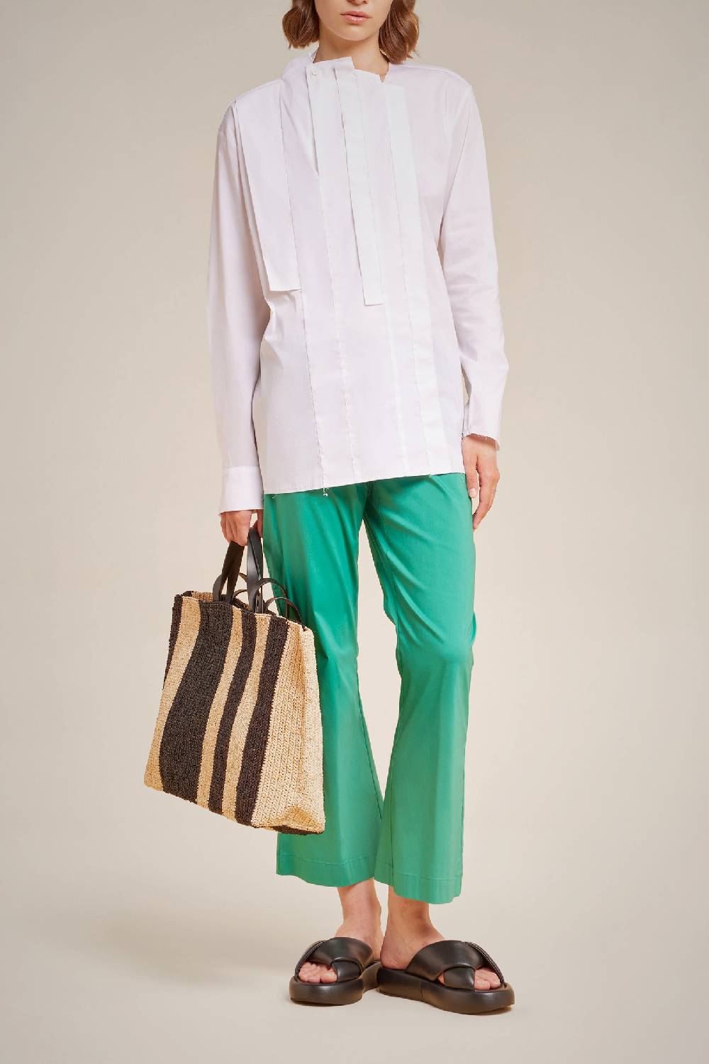 Liviana Conti CAMICIA CON TULLE S4LL4SK03A01-0.38