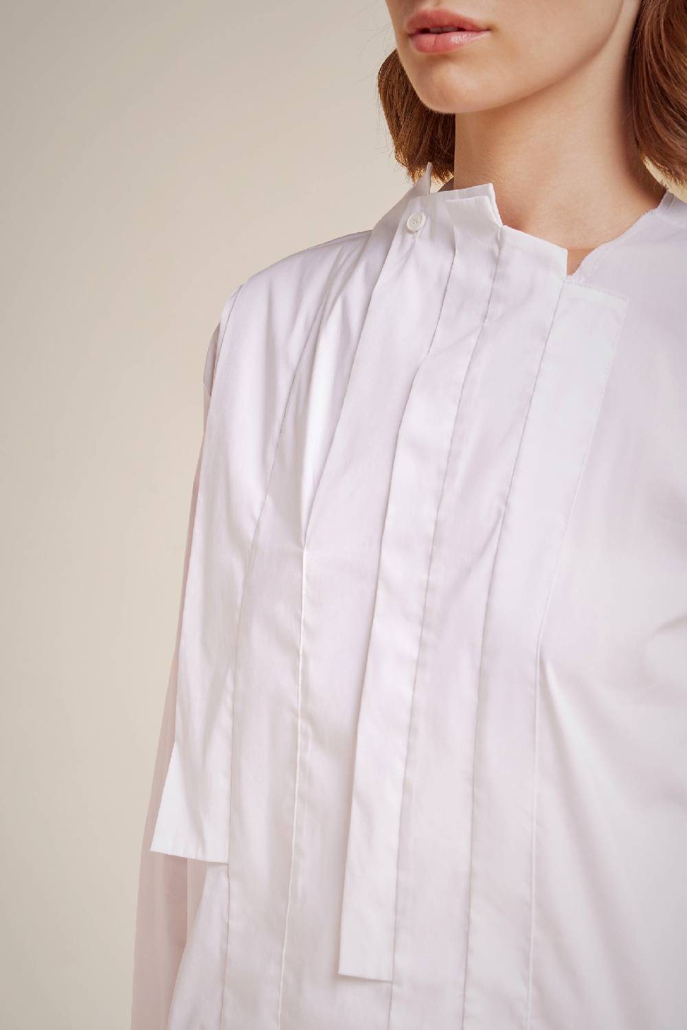 Liviana Conti CAMICIA CON TULLE S4LL4SK03A01-0.38 Negozio online di fabbrica
