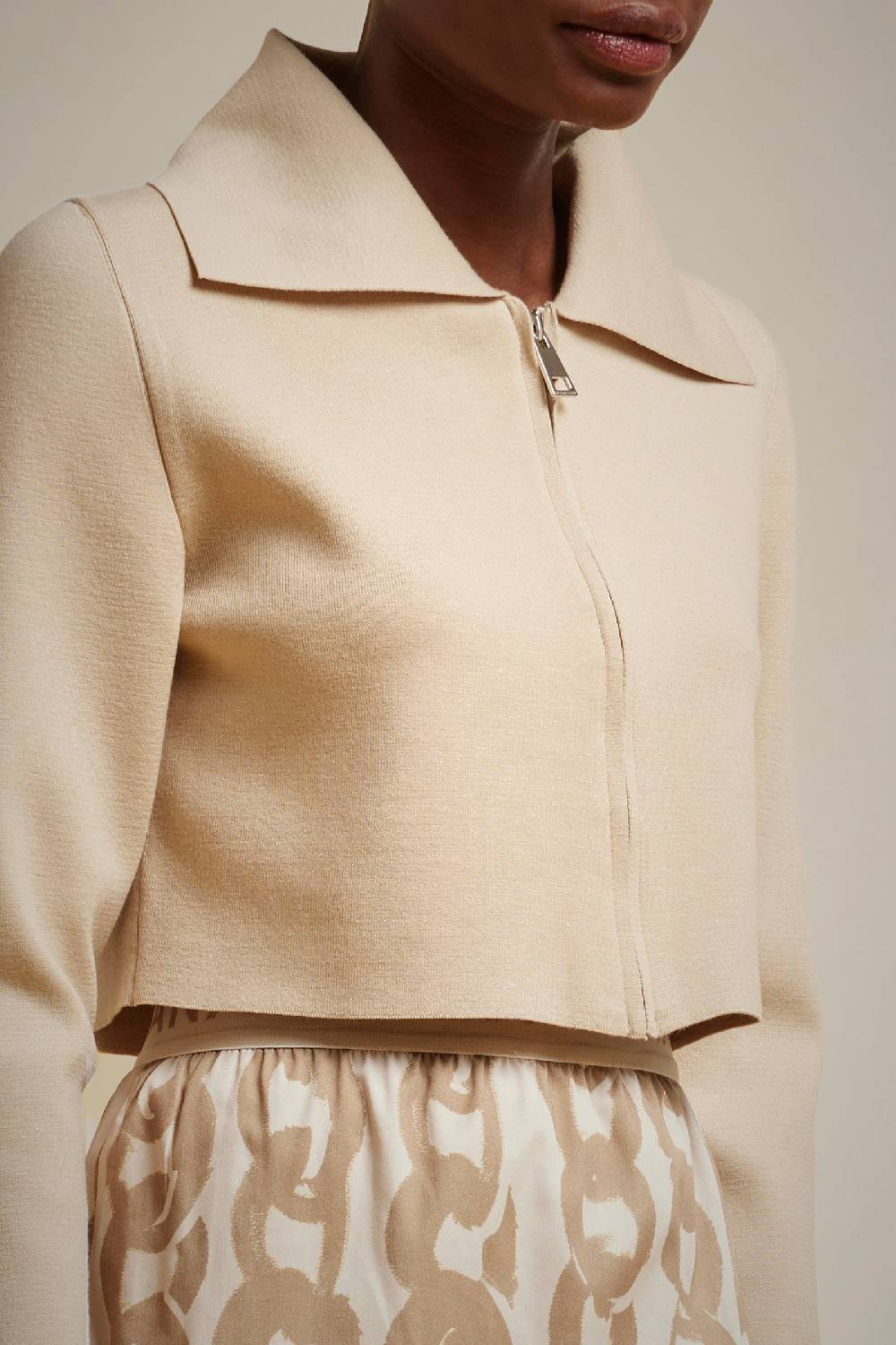 Liviana Conti CARDIGAN CON ZIP S4FF4SF20W43-1.XS Ultimi due giorni