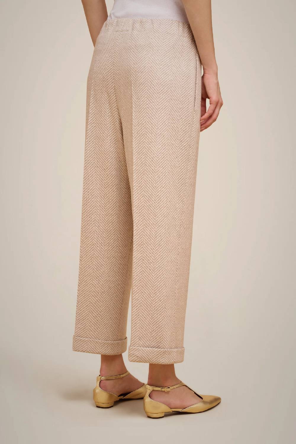 Liviana Conti PANTALONE CROP PANNO CASHMERE W4FF4WL417-RSC.38 Bestseller
