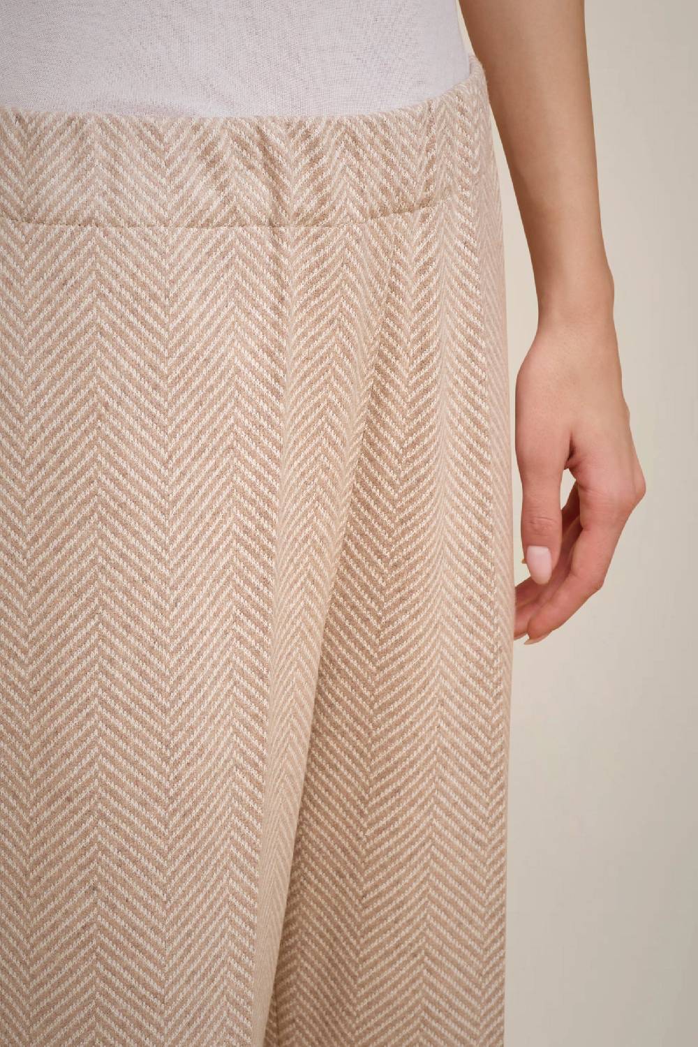 Liviana Conti PANTALONE CROP PANNO CASHMERE W4FF4WL417-RSC.38 Bestseller