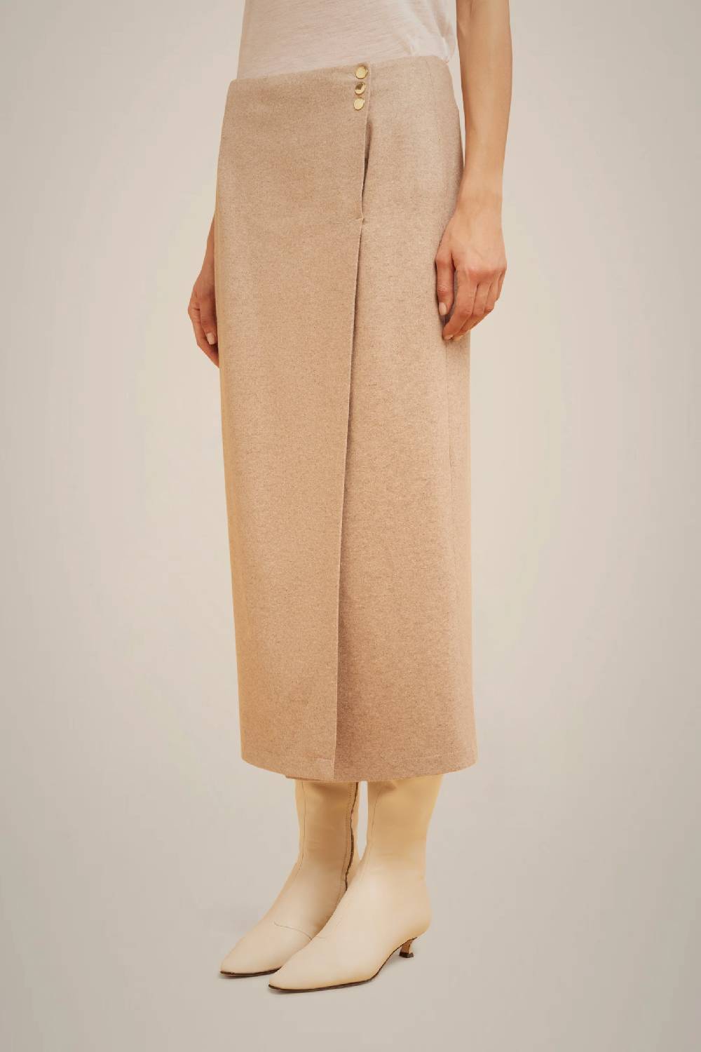 Liviana Conti GONNA PORTAFOGLIO IN PANNO CASHMERE W4FF4WN30W69-0.38 Liquidazione