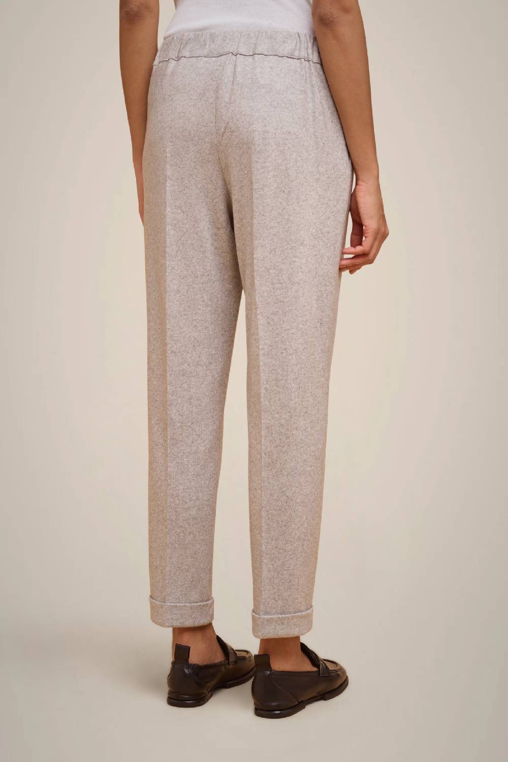 Liviana Conti PANTALONE COULISSE IN PANNO CASHMERE W4FF4WN38X47-0.38 Ultimi tre giorni