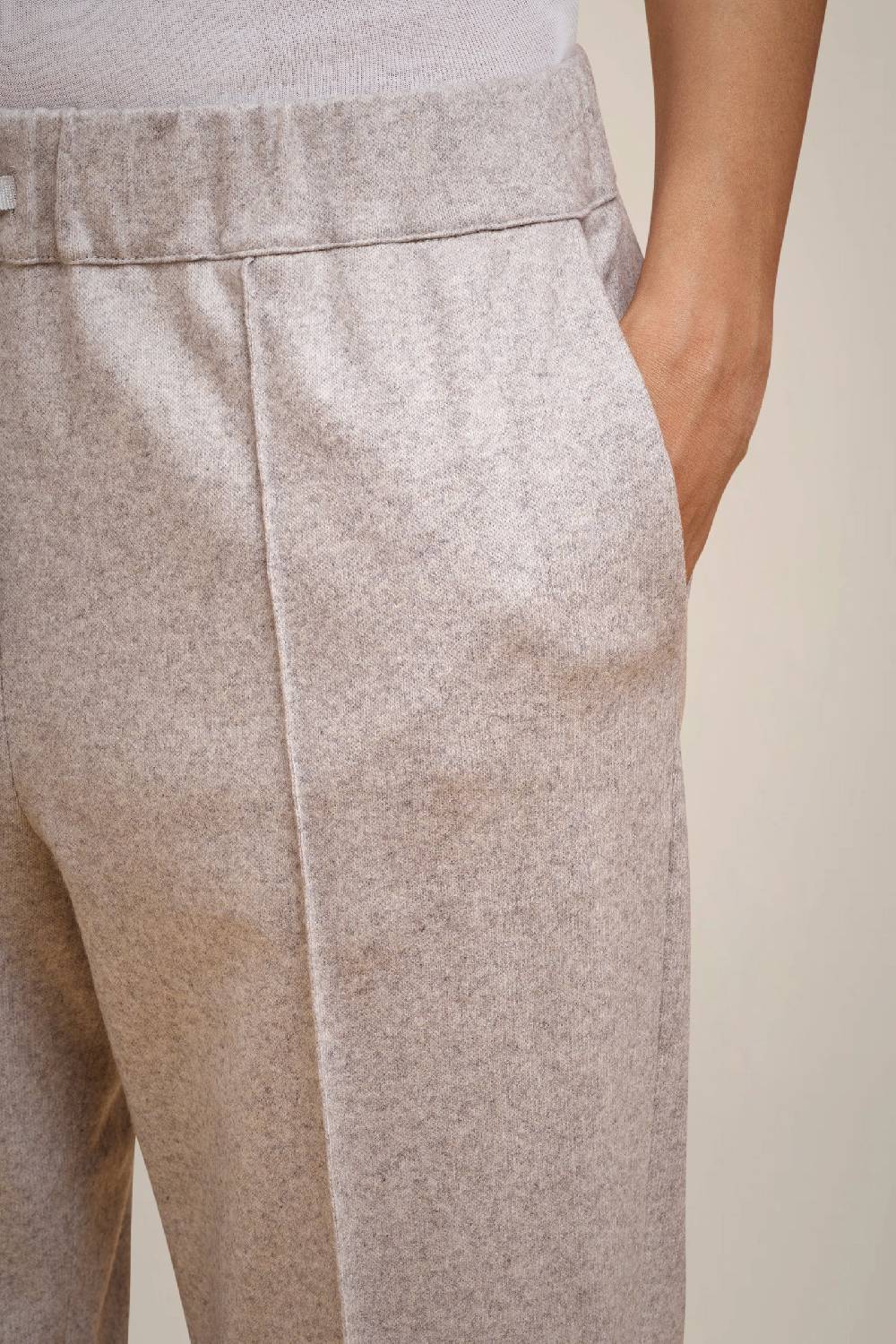 Liviana Conti PANTALONE COULISSE IN PANNO CASHMERE W4FF4WN38X47-0.38 Ultimi tre giorni