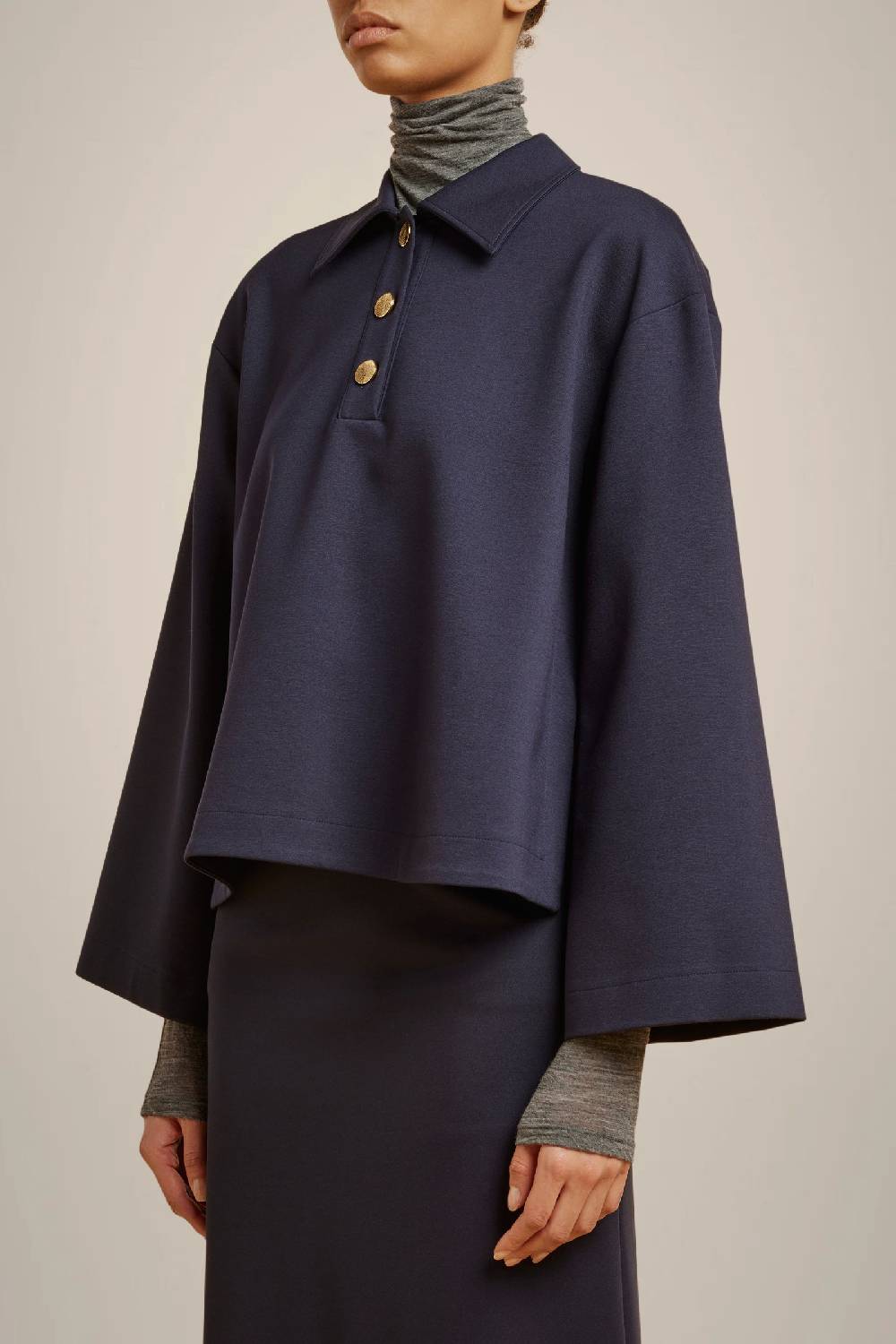 Liviana Conti BLUSA CON BOTTONI W4LL4WI08N08-0.38 Sostegno trimestrale