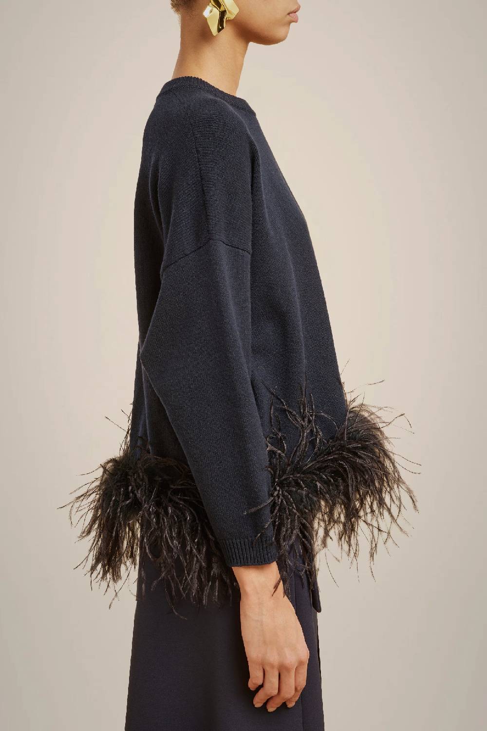 Liviana Conti MAGLIA CON PIUME IN CASHMERE RICICLATO W4LL4WC49N08-0.XS 50% di sconto con spedizione gratuita