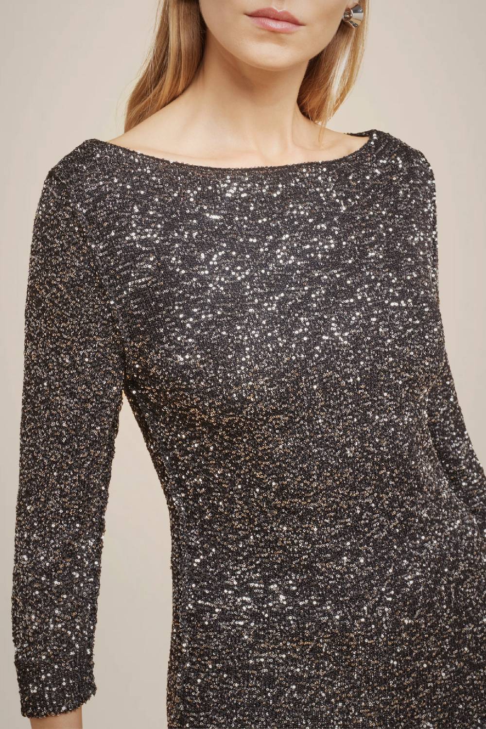 Liviana Conti MAGLIA FULL PAILLETTES W4FF4WG35Y69Z2.XS Black Friday Prezzi