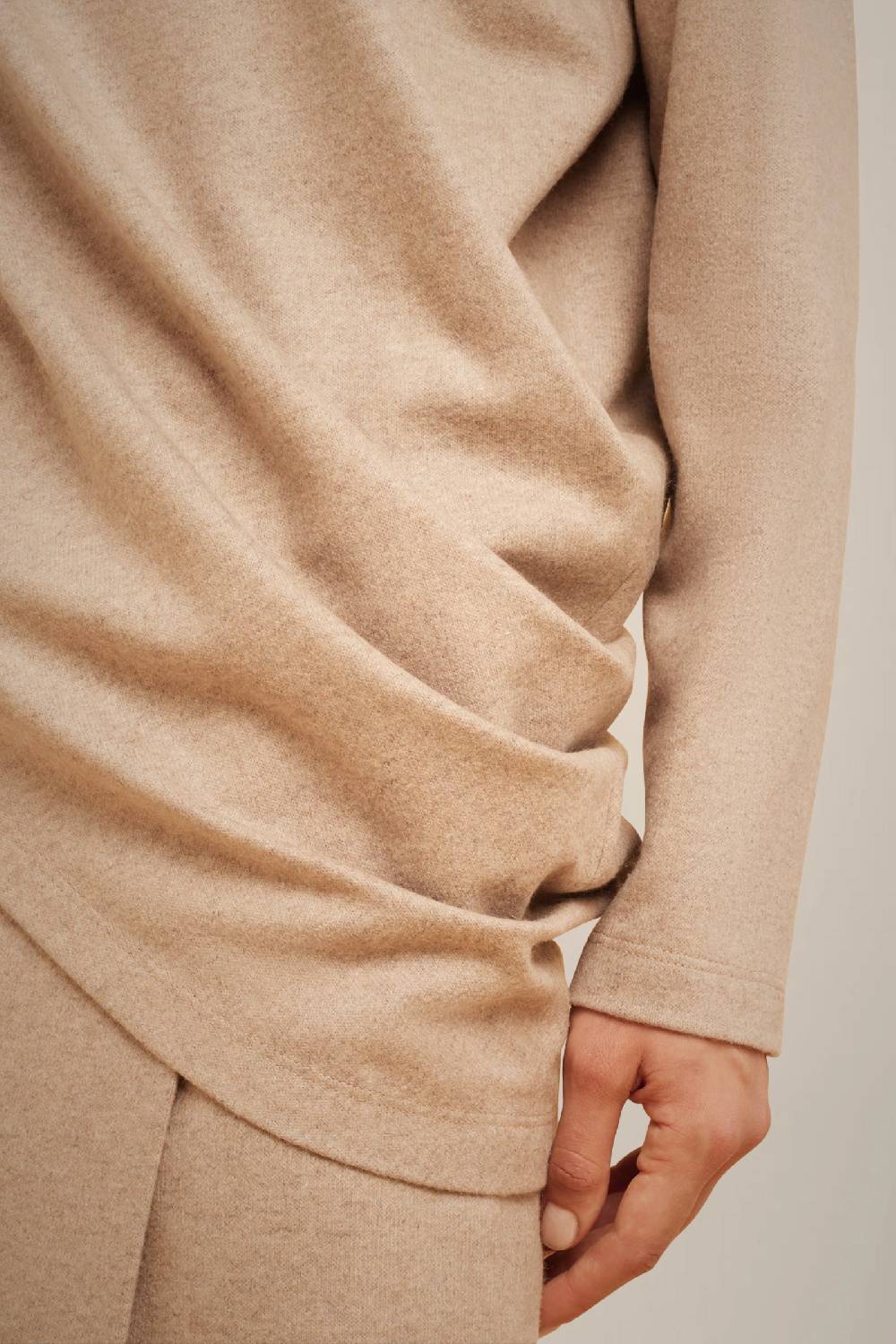 Liviana Conti BLUSA GIROCOLLO IN PANNO CASHMERE W4FF4WN08W69-0.38 50% di sconto per tempo limitato