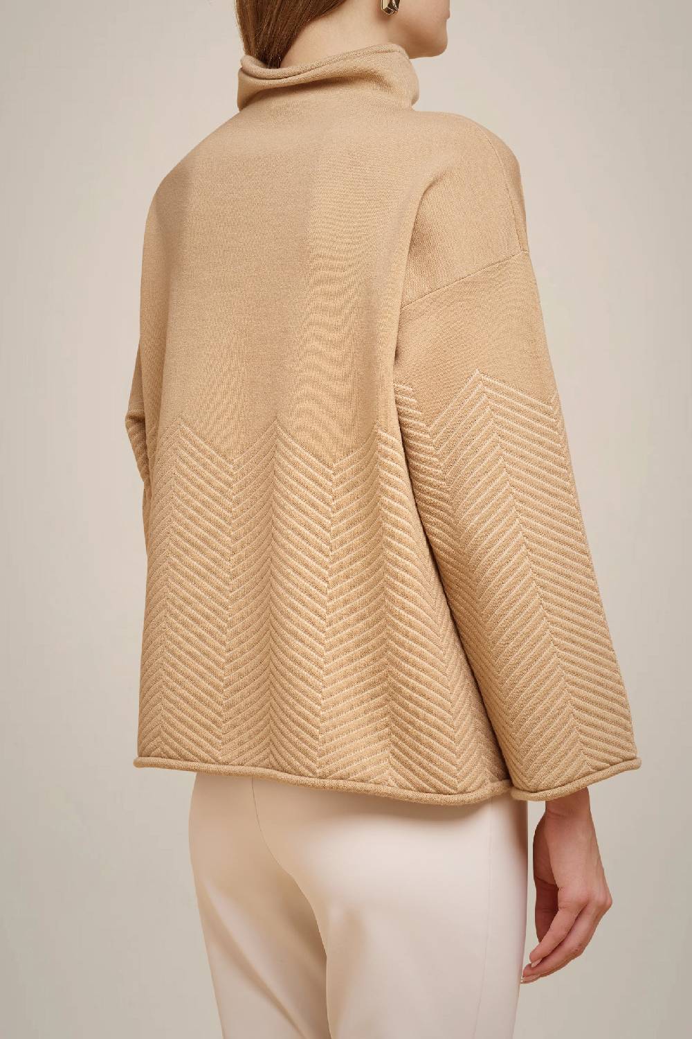 Liviana Conti MAGLIA JACQUARD A RILIEVO W4FF4WA78T50-1.XS Italy