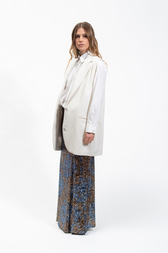 Olla Parèg GILET OVER IN CREPE STRETCH Negozio