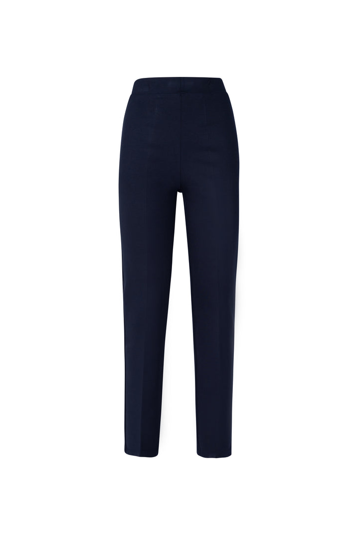 Oltre Tempo Pantalone in punto milano con elastico in vita e finta tasca sul dietro Cyber Monday