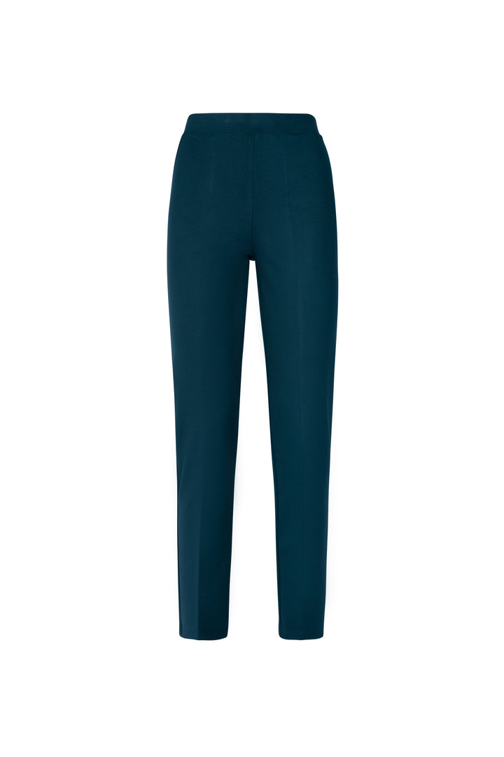 Oltre Tempo Pantalone in punto milano con elastico in vita e finta tasca sul dietro Cyber Monday