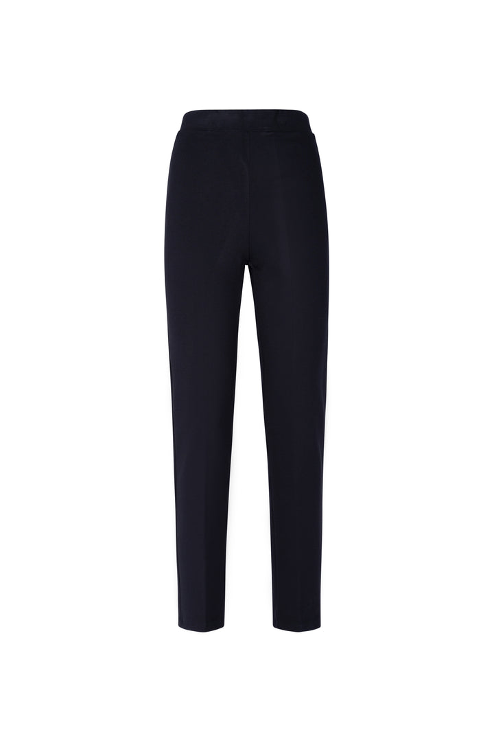 Oltre Tempo Pantalone in punto milano con elastico in vita e finta tasca sul dietro Cyber Monday