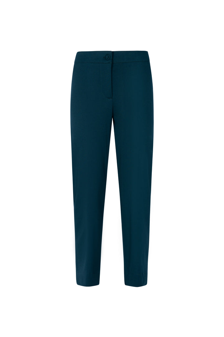 Oltre Tempo Pantalone in punto milano con fintone ed elastico in vita Offerta natalizia