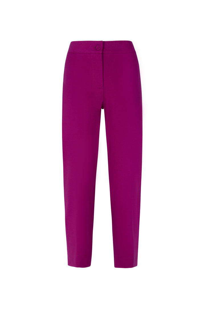 Oltre Tempo Pantalone in punto milano con fintone ed elastico in vita Offerta natalizia
