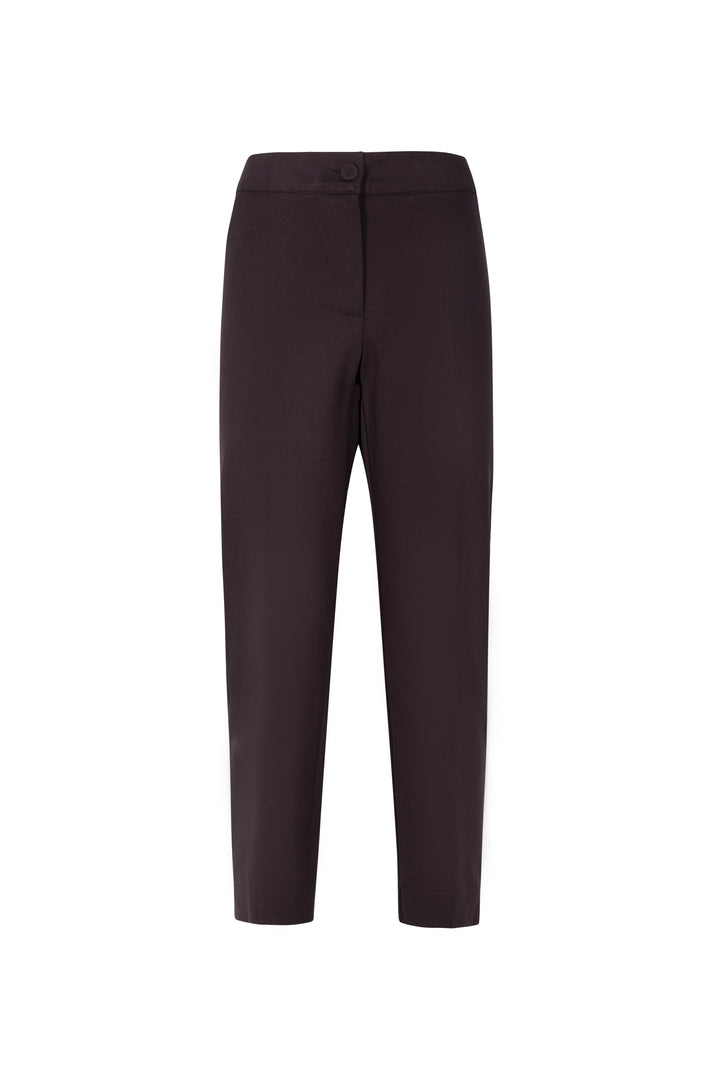 Oltre Tempo Pantalone in punto milano con fintone ed elastico in vita Offerta natalizia