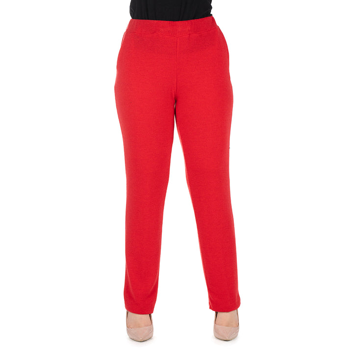 Oltre Tempo Pantalone in maglia con elastico in vita Trasporto libero internazionale