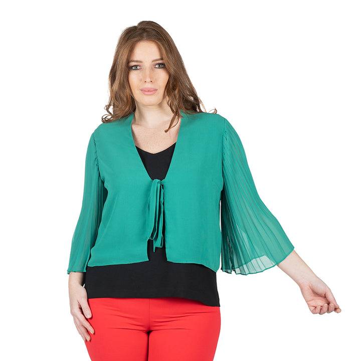 Oltre Tempo Coprispalle georgette chiffon con maniche ampie Fino Al -60%