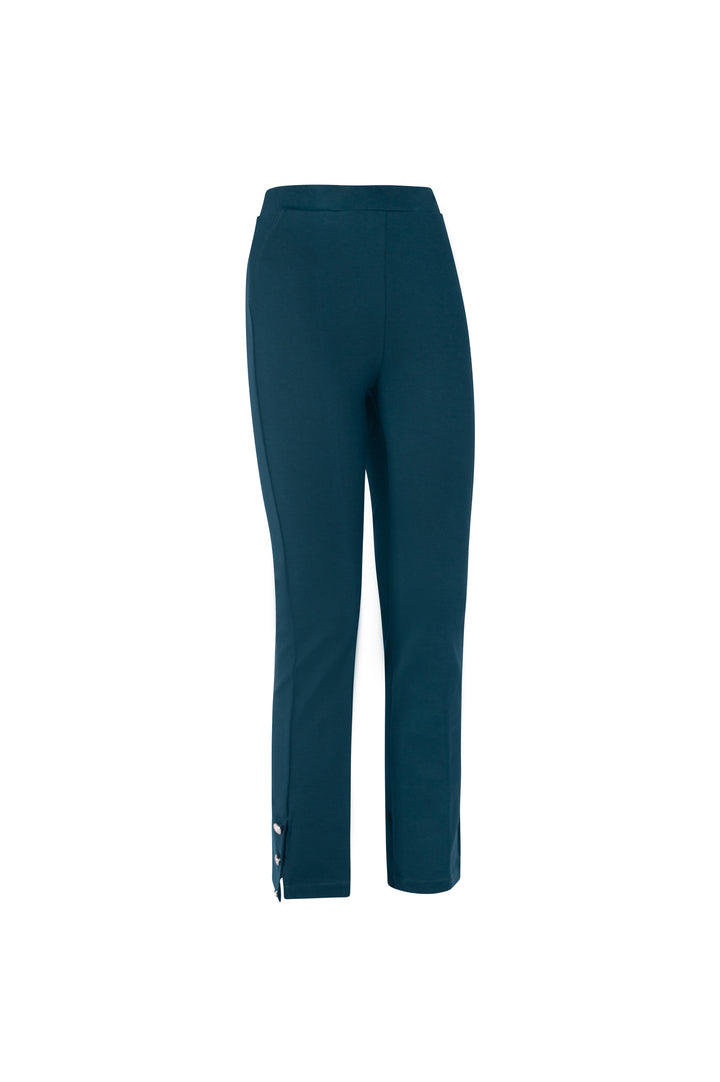 Oltre Tempo Pantalone in punto milano con bottoncini al fondo Offerte