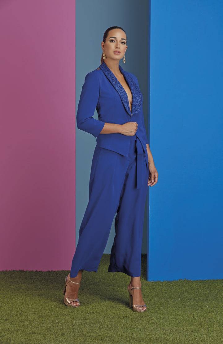 Oltre Tempo Giacca in cadì con pizzo