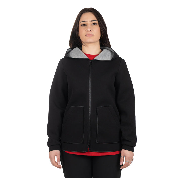 Oltre Tempo Giubbotto con cappuccio e zip Sostegno trimestrale