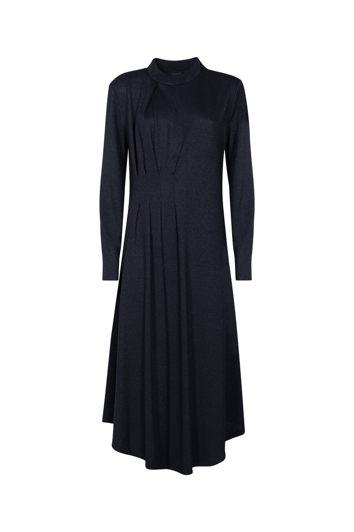 Oltre Tempo Abito in lurex con pistagna e pieghe sul lato Vendita