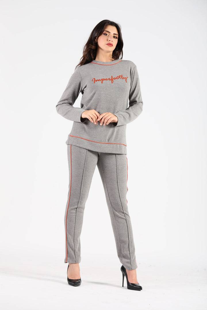 Oltre Tempo Maglia mano lana con profili