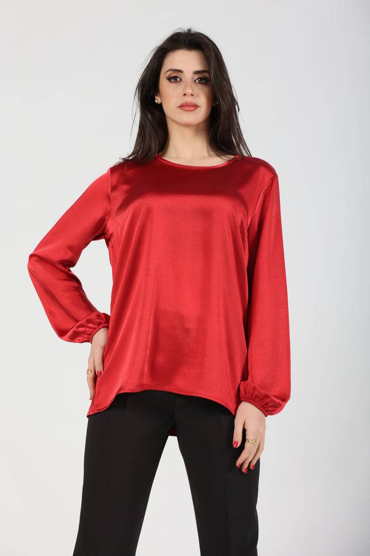 Oltre Tempo Casacca in raso con elastico al fondo manica