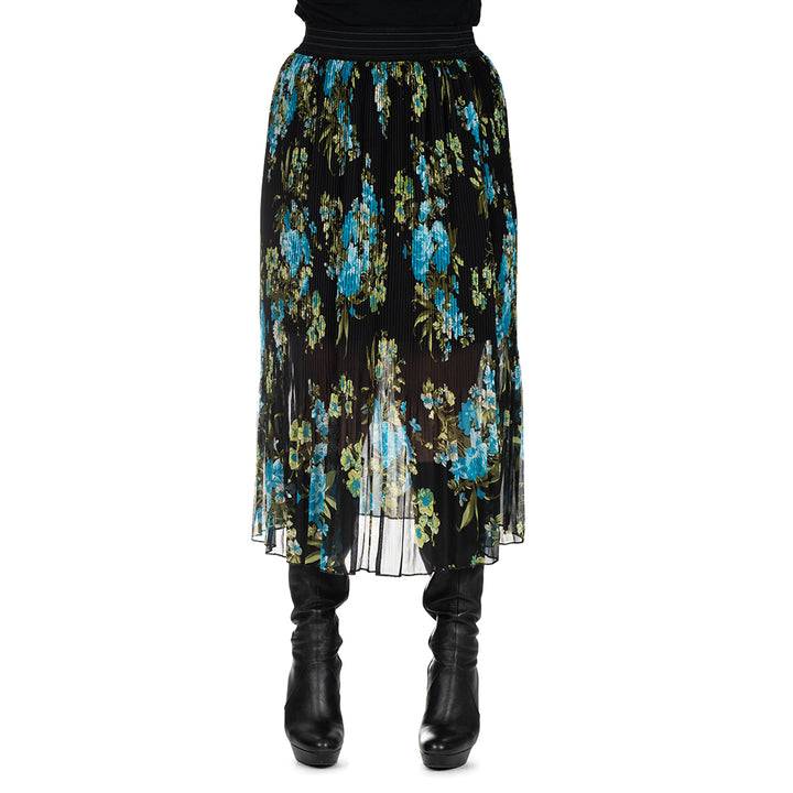 Oltre Tempo Gonna fantasia floreale plissettata Bestseller