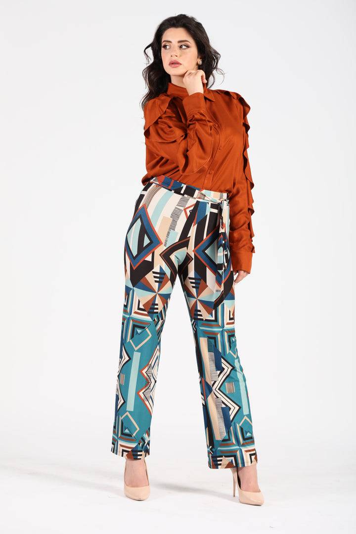 Oltre Tempo Camicia vajella con rouge sulle spalle