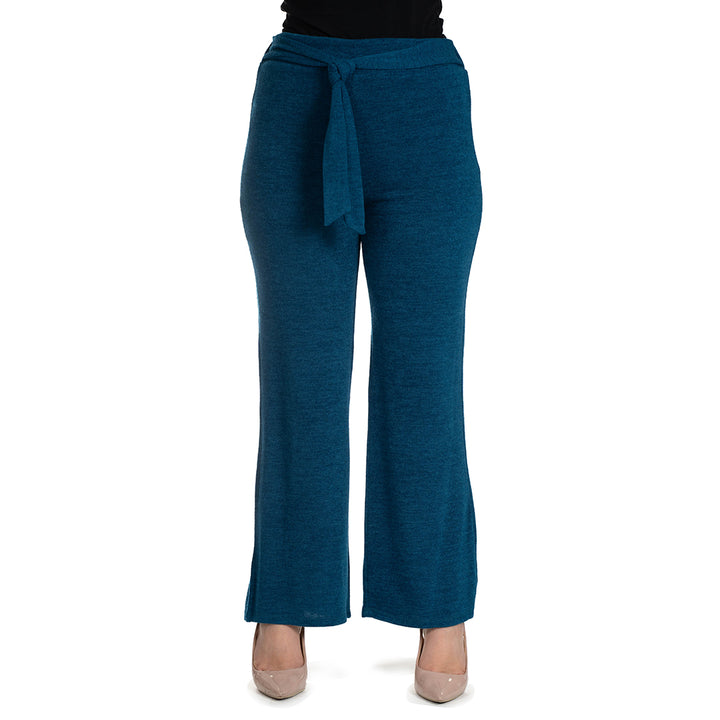 Oltre Tempo Pantalone in maglia con fusciacca Offerte giornaliere