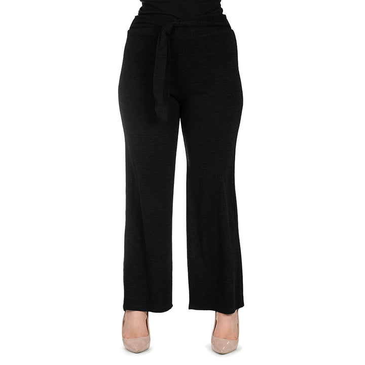 Oltre Tempo Pantalone in maglia con fusciacca Offerte giornaliere