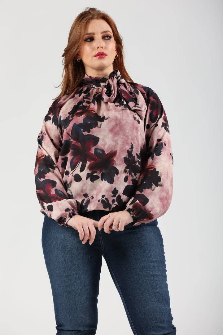 Oltre Tempo Casacca floreale con fusciacca