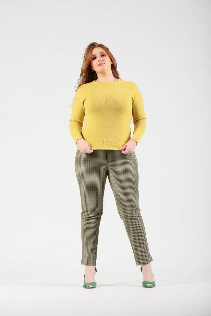 Oltre Tempo Maglia in lana merinos girocollo