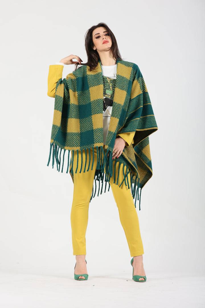 Oltre Tempo Poncho in lana