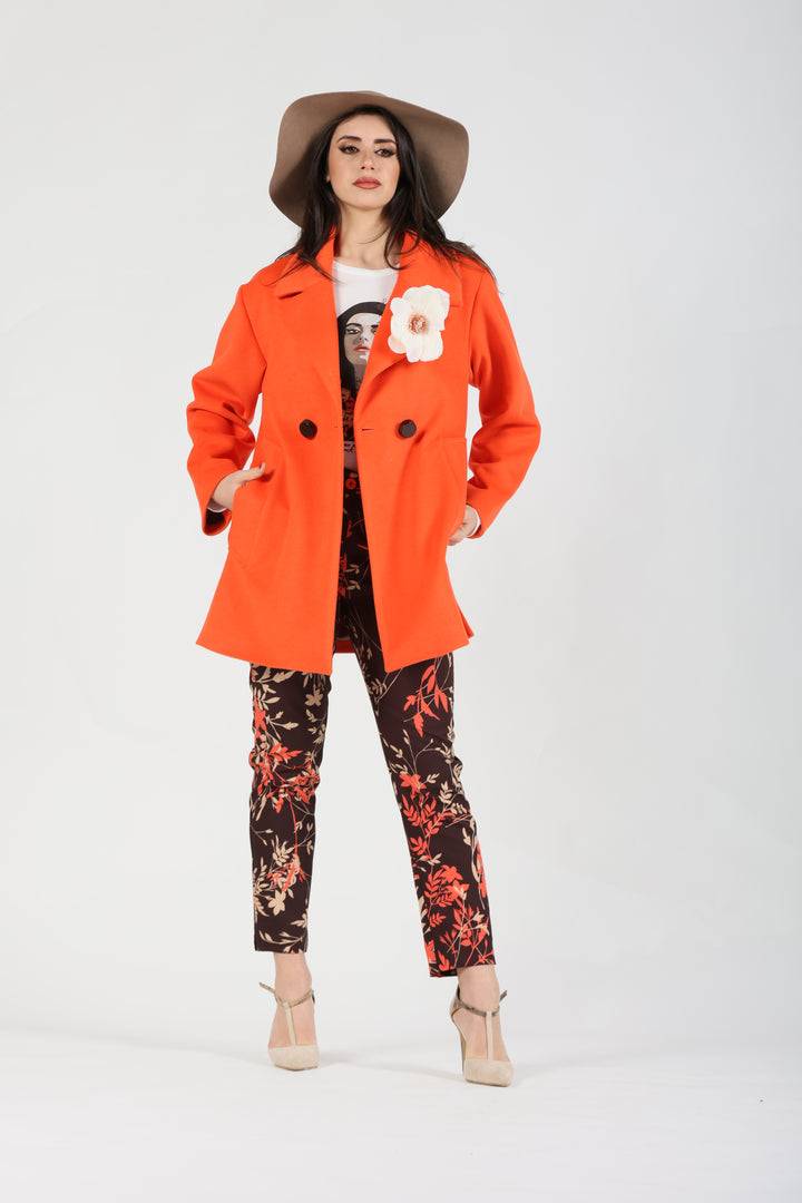 Oltre Tempo Cappotto in viscosa due bottoni Presa