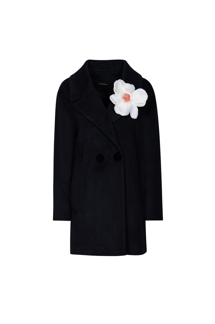 Oltre Tempo Cappotto in viscosa due bottoni Presa