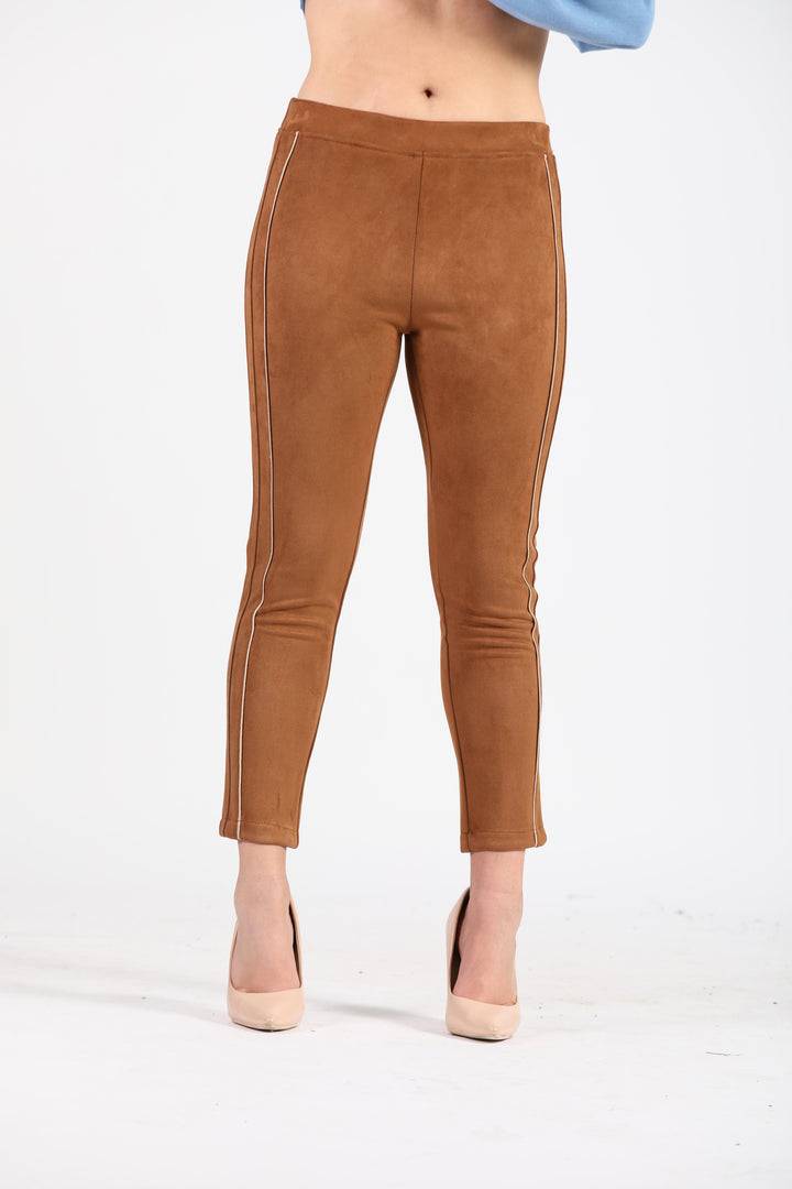 Oltre Tempo Pantalone capri dainetto con profili in raso Economico