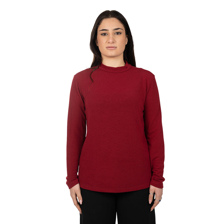 Oltre Tempo Maglia lupetto in misto viscosa Vendita Calda