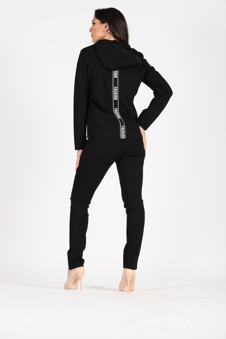 Oltre Tempo Giubbotto over con passamaneria fashion al dietro Vendita Economica