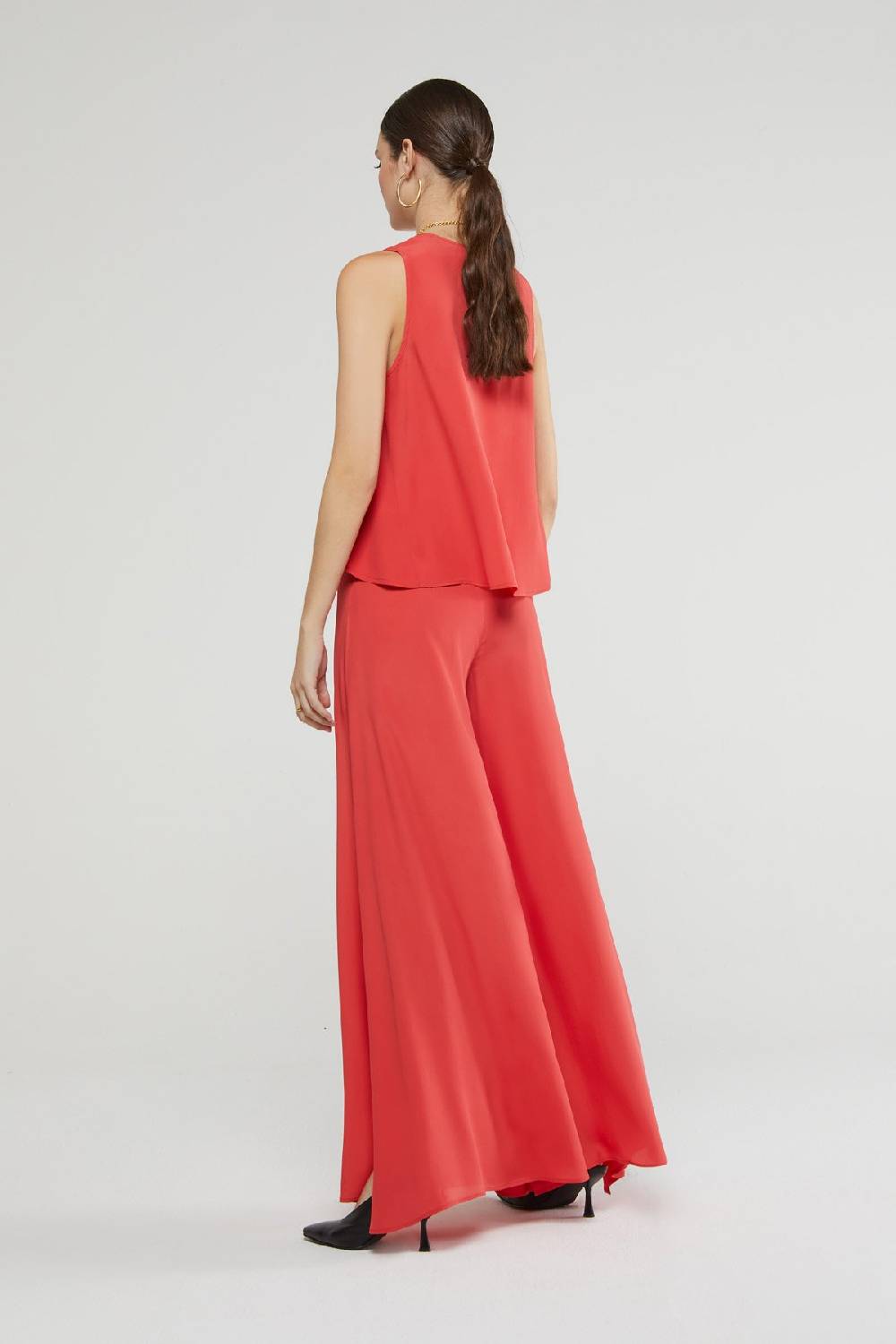 ottod'Ame Silk blend palazzo trousers Promozione Limitata