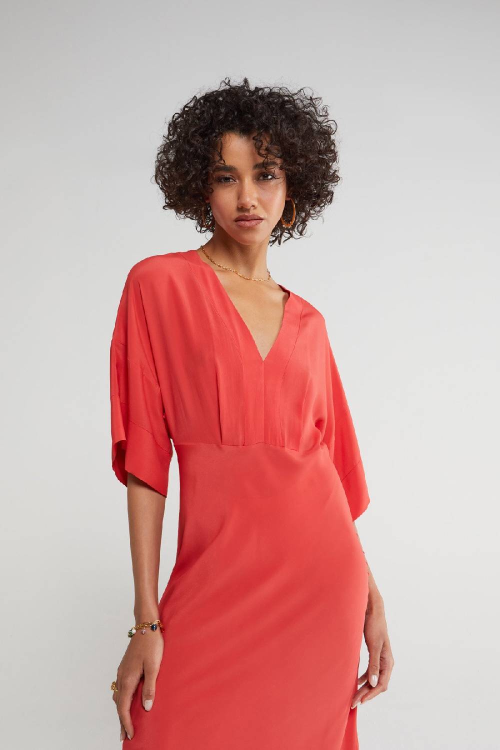 ottod'Ame Silk blend long dress Fino Al -60%