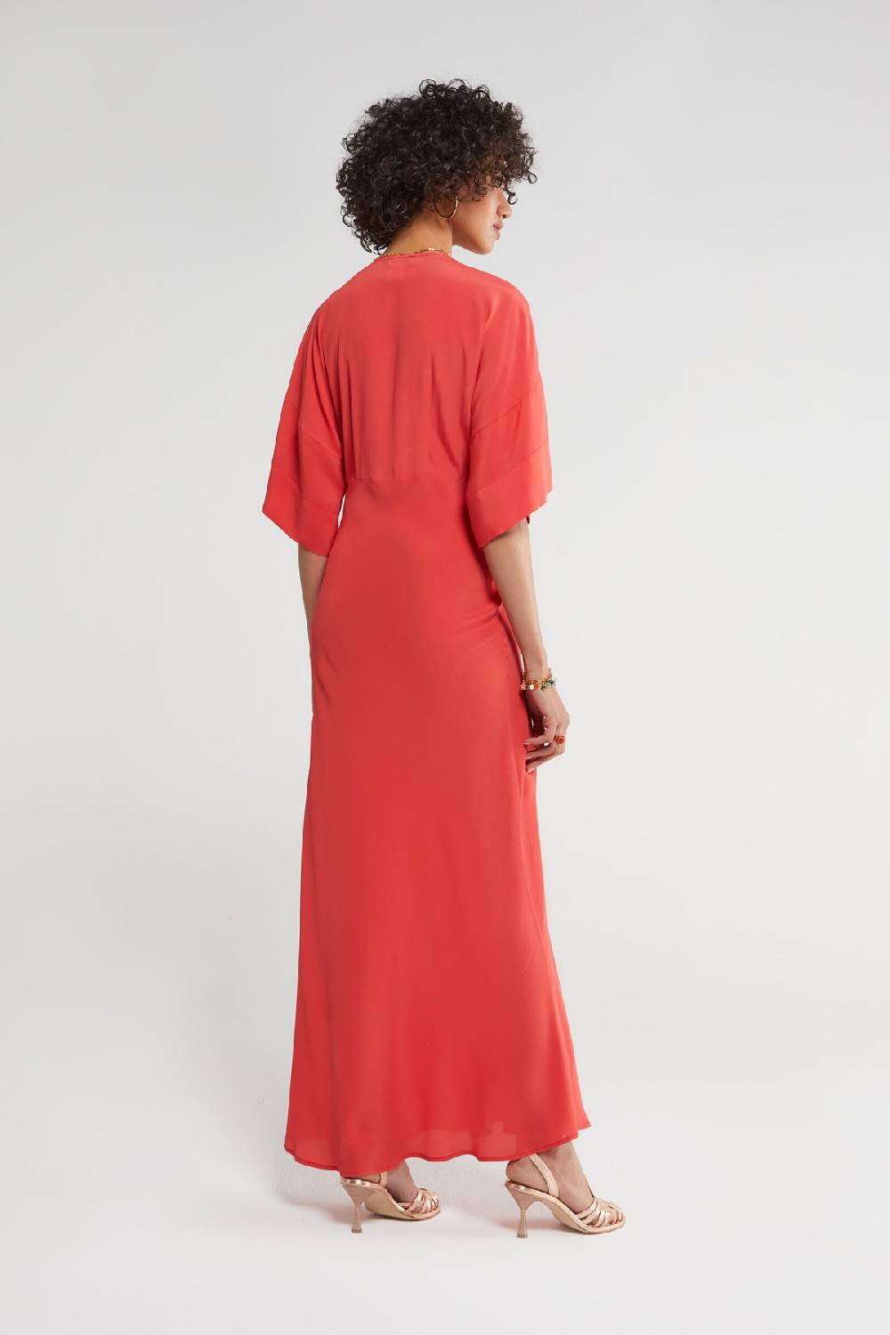 ottod'Ame Silk blend long dress Fino Al -60%