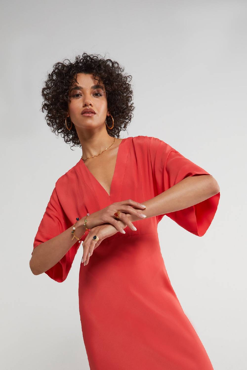 ottod'Ame Silk blend long dress Fino Al -60%