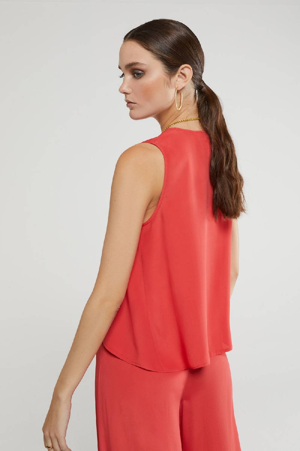 ottod'Ame Silk blend top Affare Del Giorno
