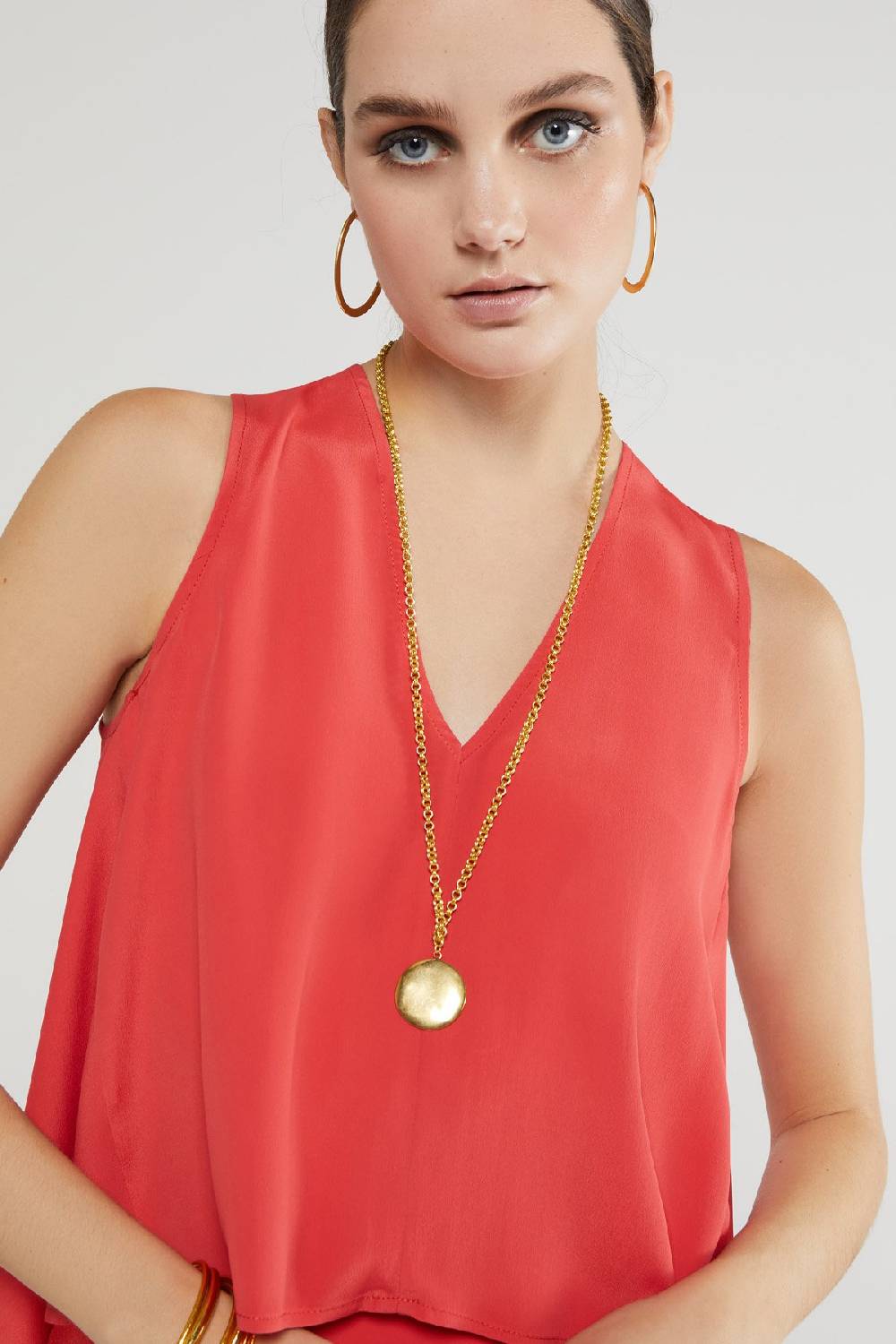 ottod'Ame Silk blend top Affare Del Giorno