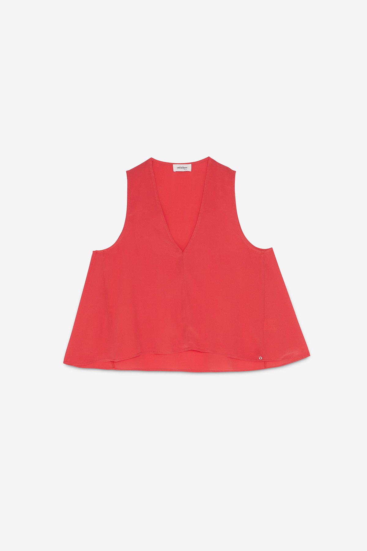 ottod'Ame Silk blend top Affare Del Giorno