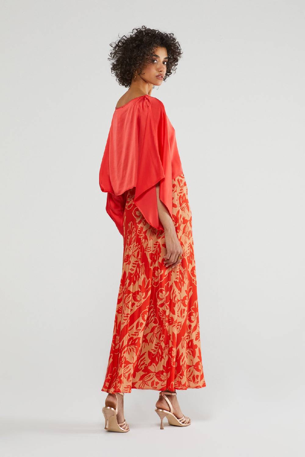 ottod'Ame Printed viscose skirt Prezzo Ridotto